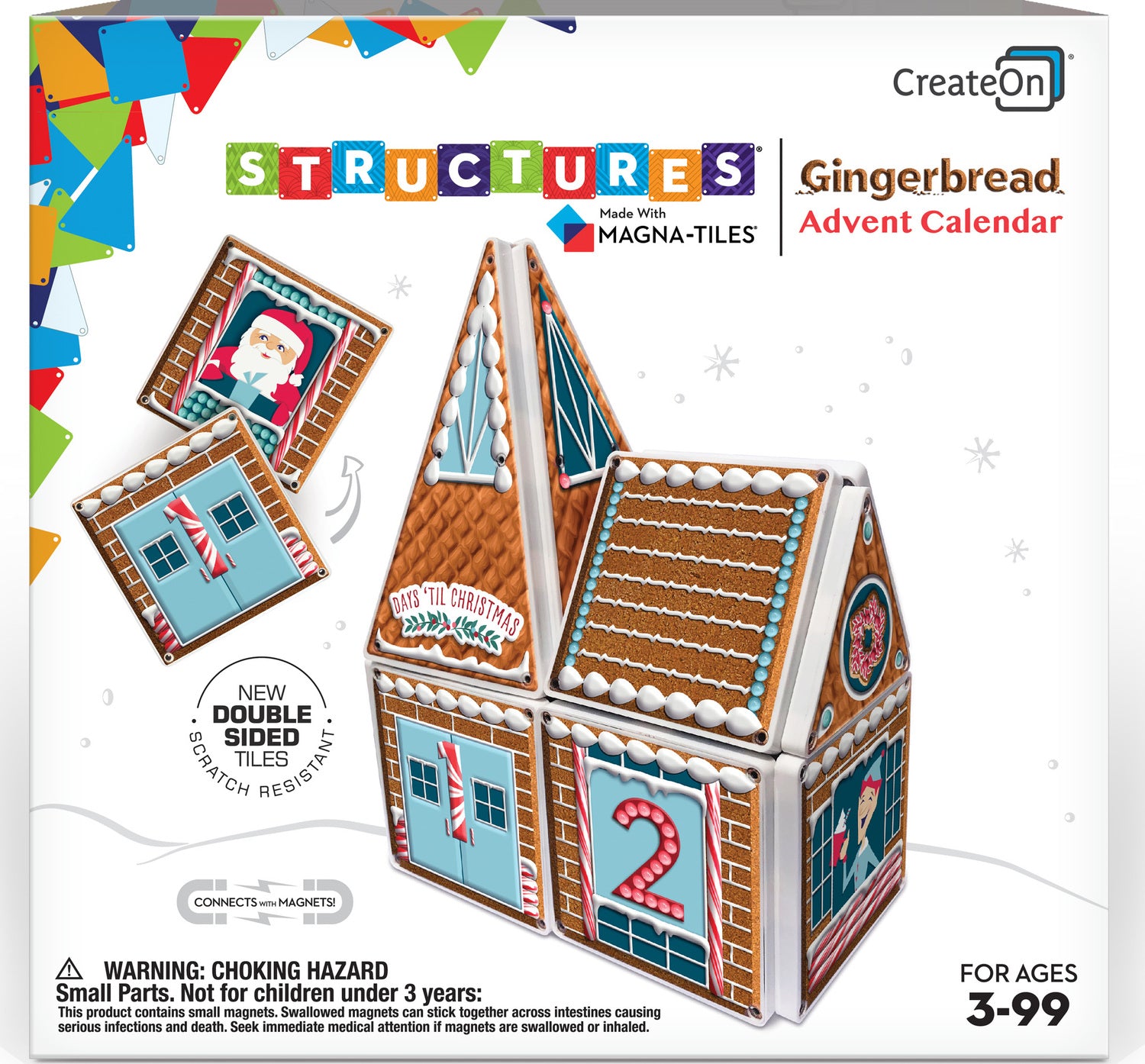 Magna-tiles Structures Gingerbread Advent Calendar 2021