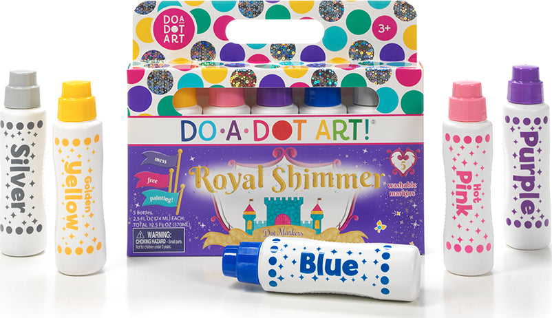 Dot-Art Markers 5-pk Shimmer [Washable]