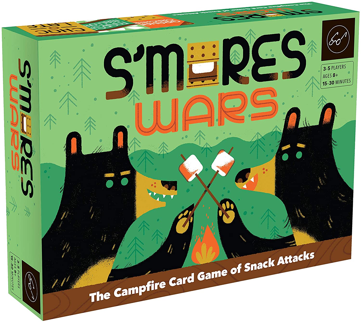 S'mores Wars: The Campfire Card Game of Snack Attacks (Competitive Card-Drafting Marshmallow Game for the Whole Family, Fast and Fun Food-Themed Card Game)