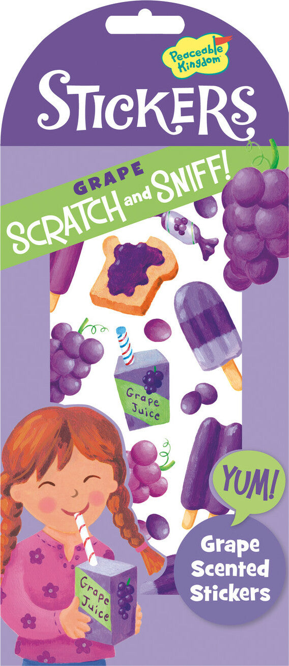 Scratch & Sniff - Grape Stickers