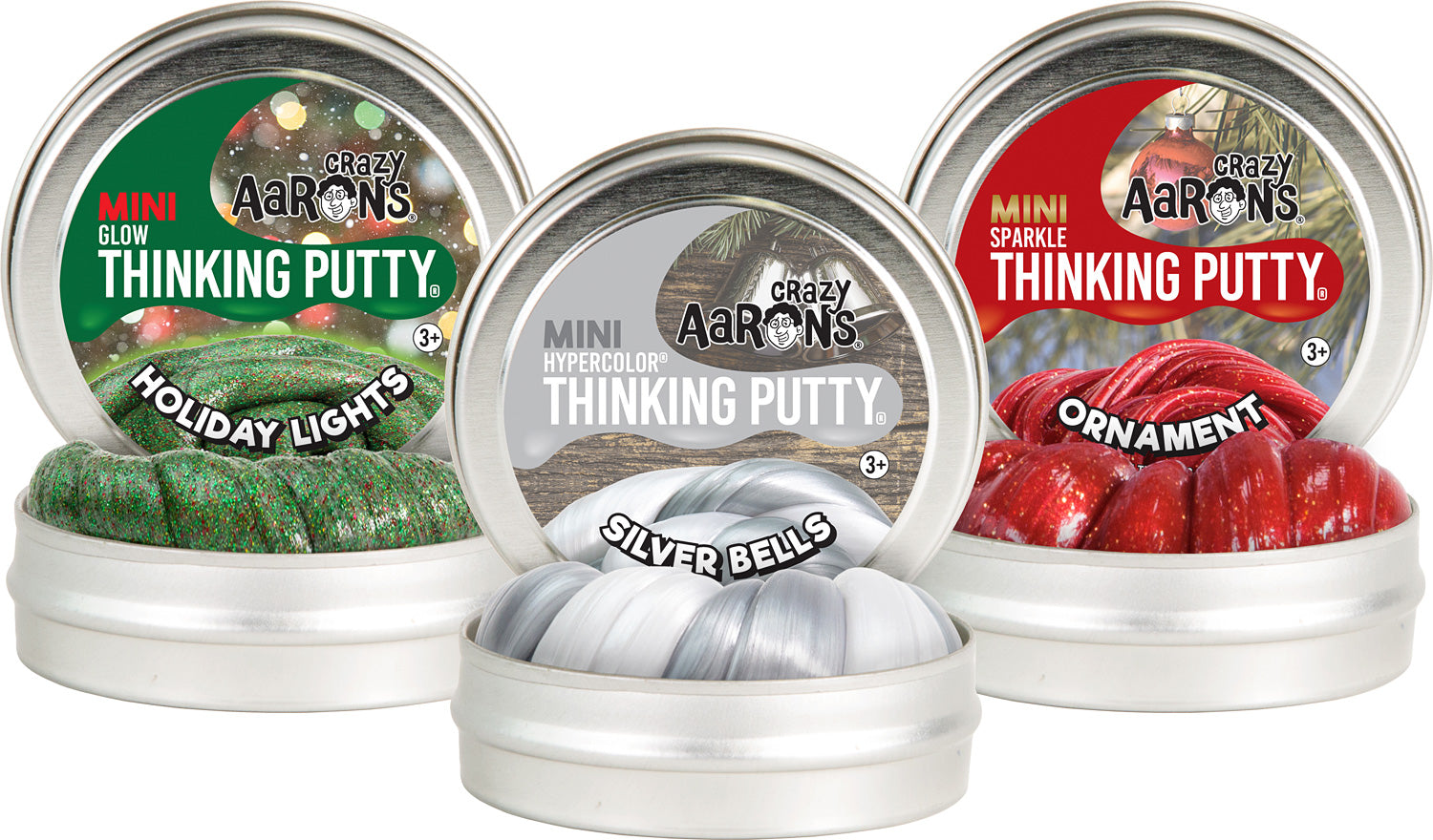 Holiday Lights 2&quot; Glow-in-the-Dark Thinking Putty