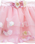 Golden Rose Petal Skirt (Size 4-6)