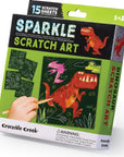 Sparkle Scratch Art - Dinosaur 