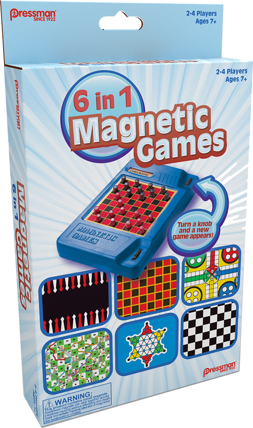 6-in-1 Travel Magnetic Games