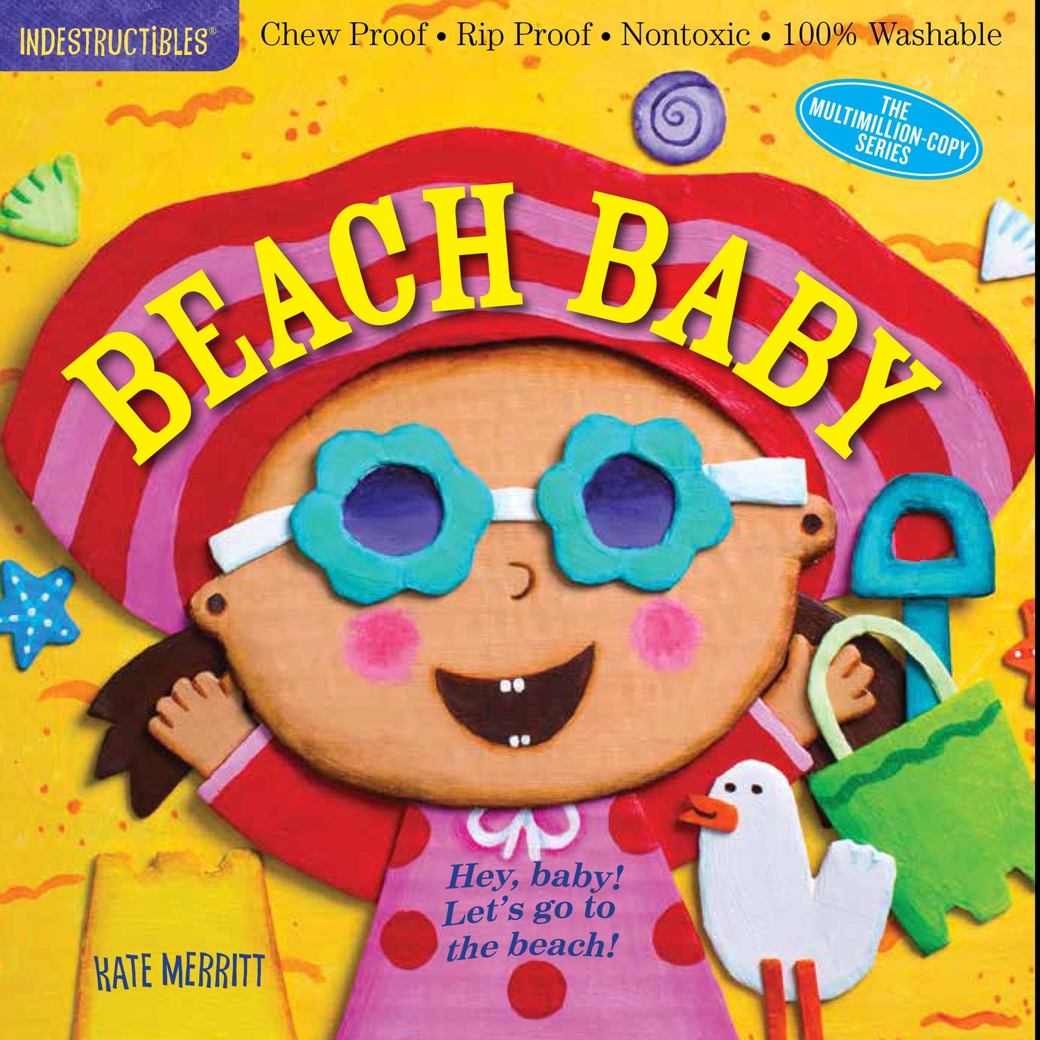 Indestructibles: Beach Baby: Chew Proof · Rip Proof · Nontoxic · 100% Washable (Book for Babies, Newborn Books, Safe to Chew)