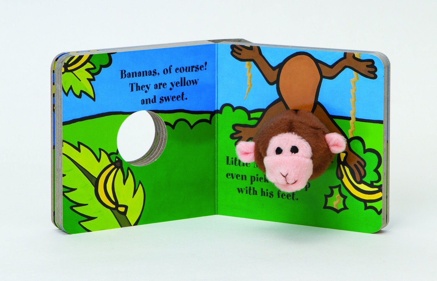 Little Monkey: Finger Puppet Book: (Finger Puppet Book for Toddlers and Babies, Baby Books for First Year, Animal Finger Puppets)