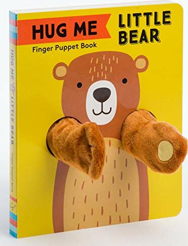 Hug Me Little Bear: Finger Puppet Book: (Baby&#39;s First Book, Animal Books for Toddlers, Interactive Books for Toddlers)