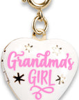 Gold Grandma's Girl Locket Charm
