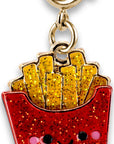 Gold Glitter French Fries Charm