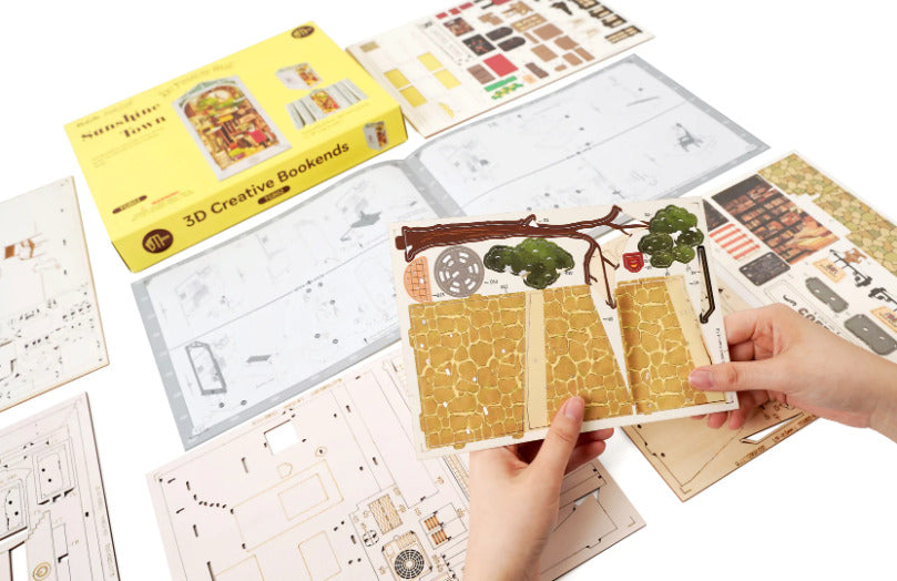DIY Miniature House Kit: Sunshine Town