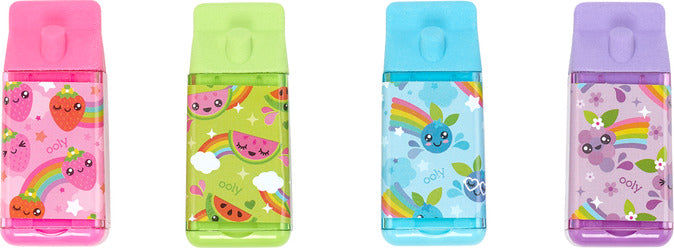 Lil' Juicy Box Scented Erasers + Sharpeners (assorted)