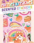 Puppies And Peaches Scented Stickers