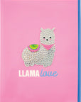 Llama Love Rhinestone Decal Card