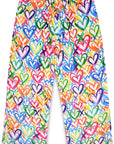 Corey Paige Hearts Plush Pants (X-Small)