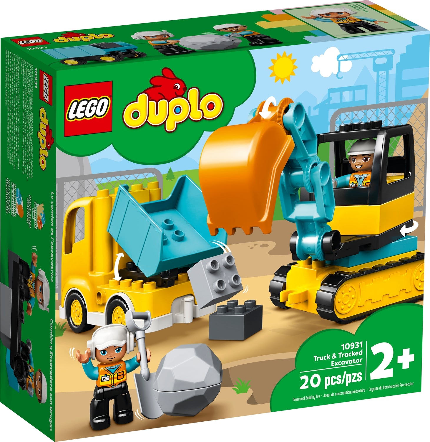 LEGO® DUPLO® Truck &amp; Tracked Excavator