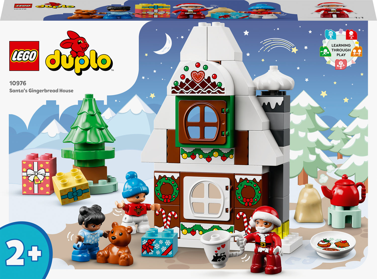 LEGO® DUPLO® Santa&#39;s Gingerbread House Set
