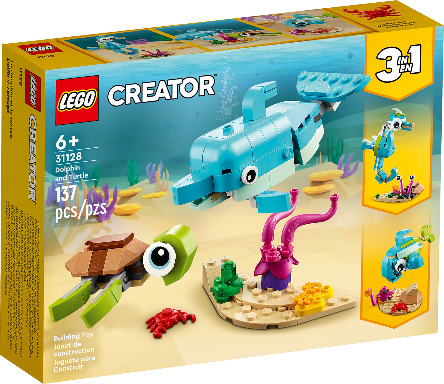 LEGO® Dolphin and Turtle