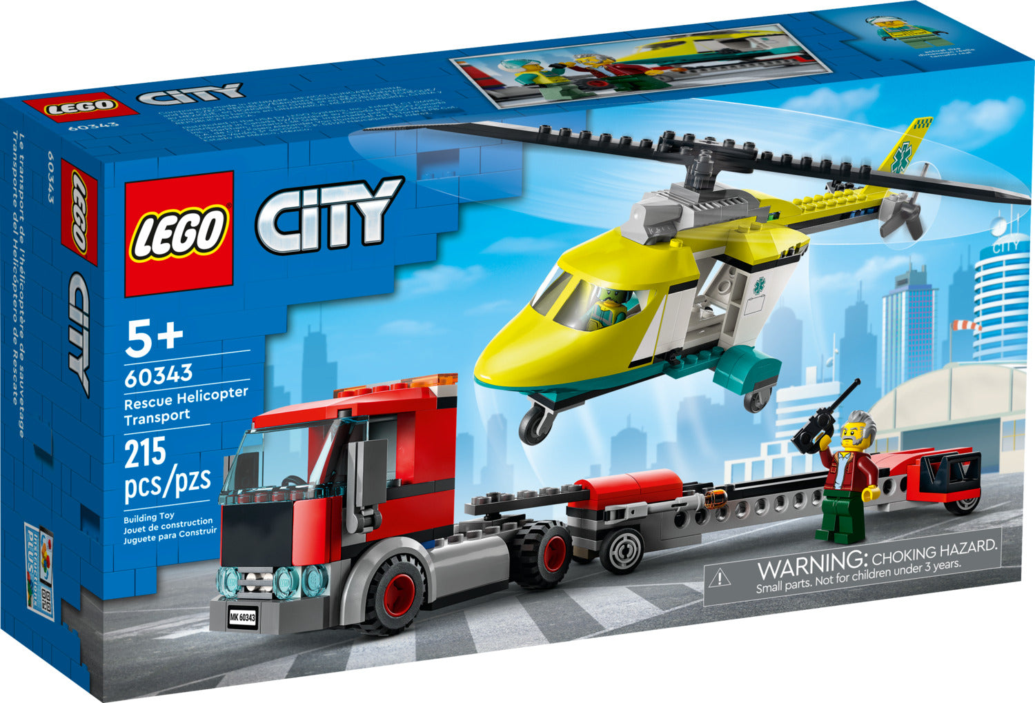 LEGO® City: Rescue Helicopter Transport