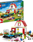 LEGO® City Farm Barn & Farm Animals Toy Set