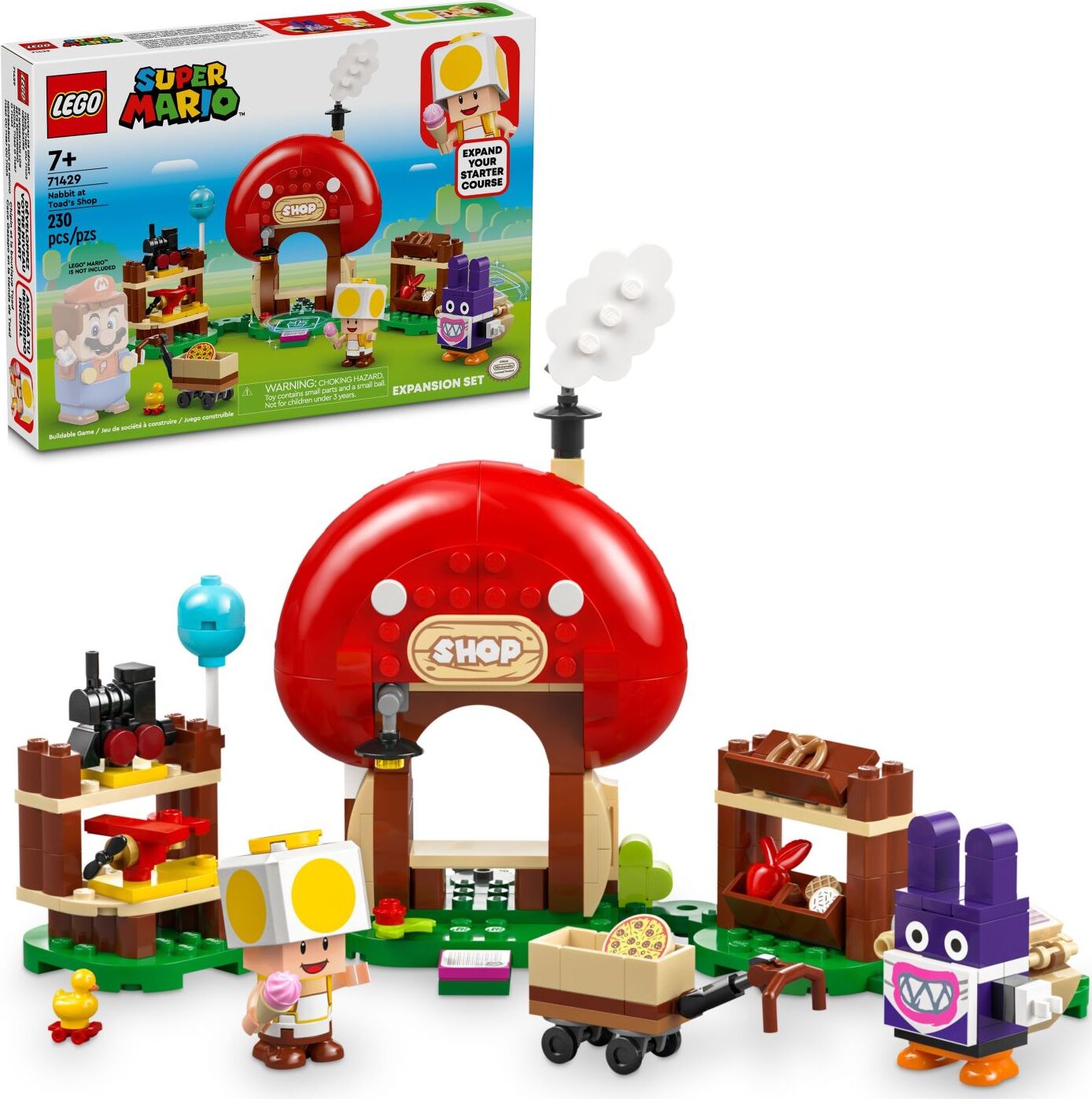 LEGO® Super Mario™ Nabbit at Toad&#39;s Shop Expansion Set