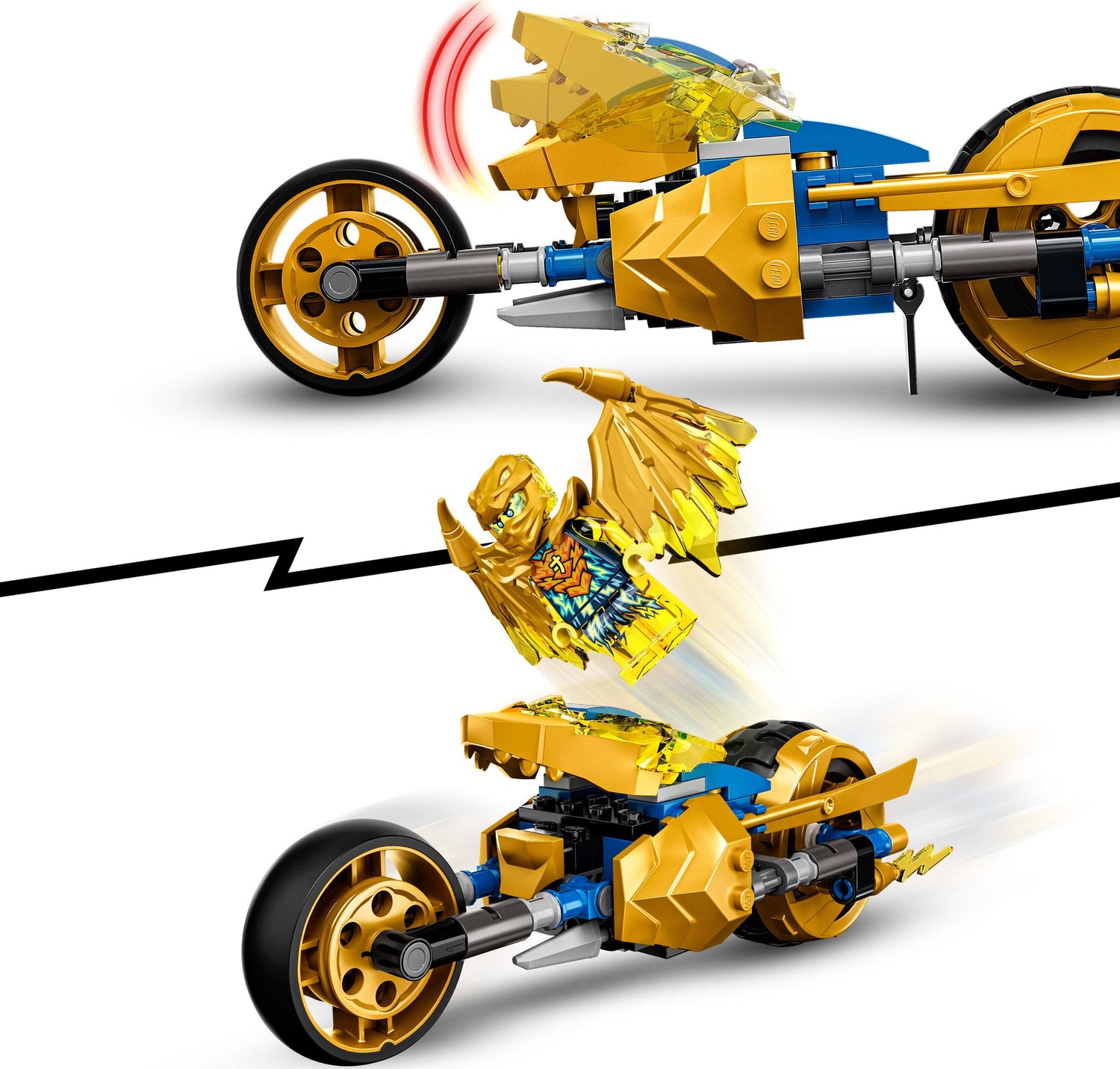 LEGO® NINJAGO Jay's Golden Dragon Motorbike Set