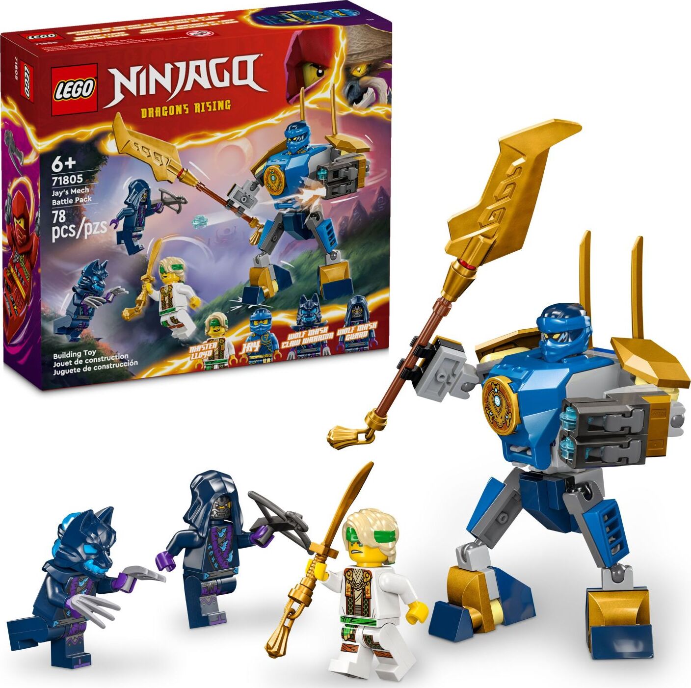 LEGO® NINJAGO® Jay&#39;s Mech Battle Pack