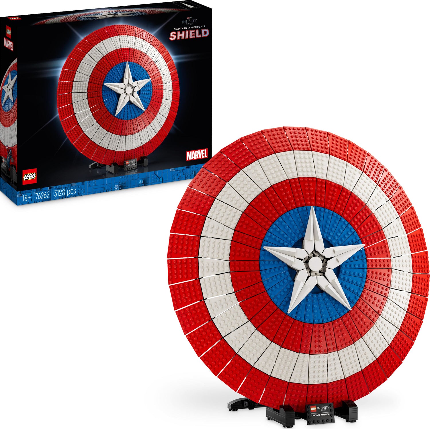 LEGO® Marvel Captain America&#39;s Shield Set