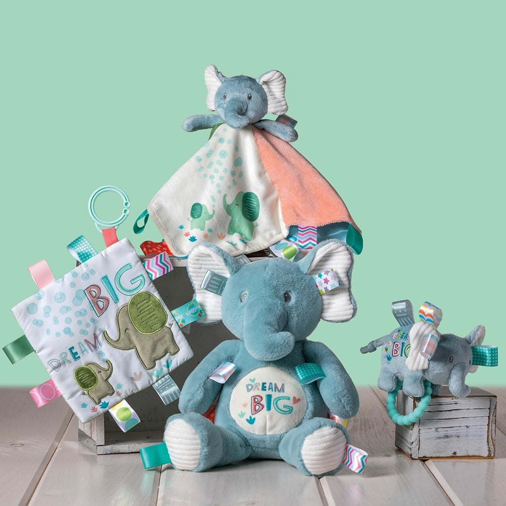 Taggies Dream Big Elephant Soft Toy - 13&quot;