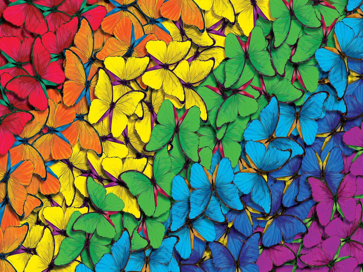 Brilliance - Fluttering Rainbow 550 Piece Puzzle
