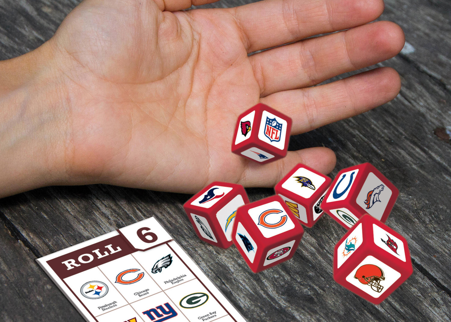 NFL All Teams Fanzy Dice Game