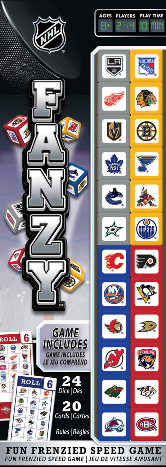 NHL All Teams Fanzy Dice Game