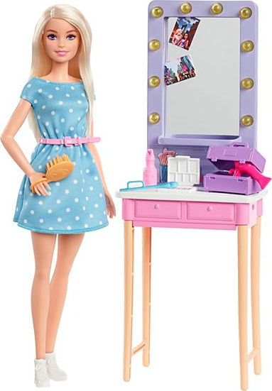Barbie Big City, Big Dreams “Malibu” Doll &amp; Dressing Room Playset