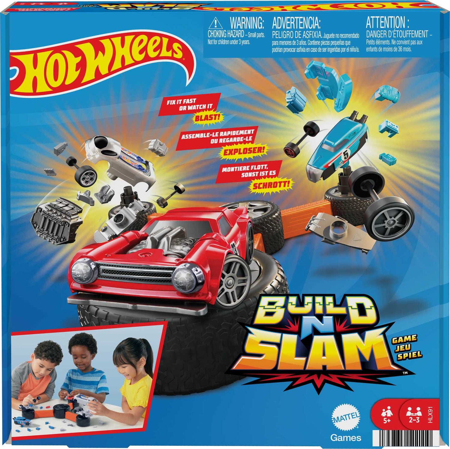  Hot Wheels Build ‘N Slam Game