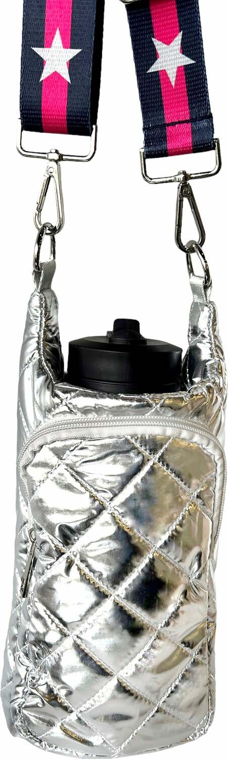 Silver Bottle Bag