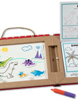 Natural Play: Play, Draw, Create Reusable Drawing & Magnet Kit - Dinosaurs