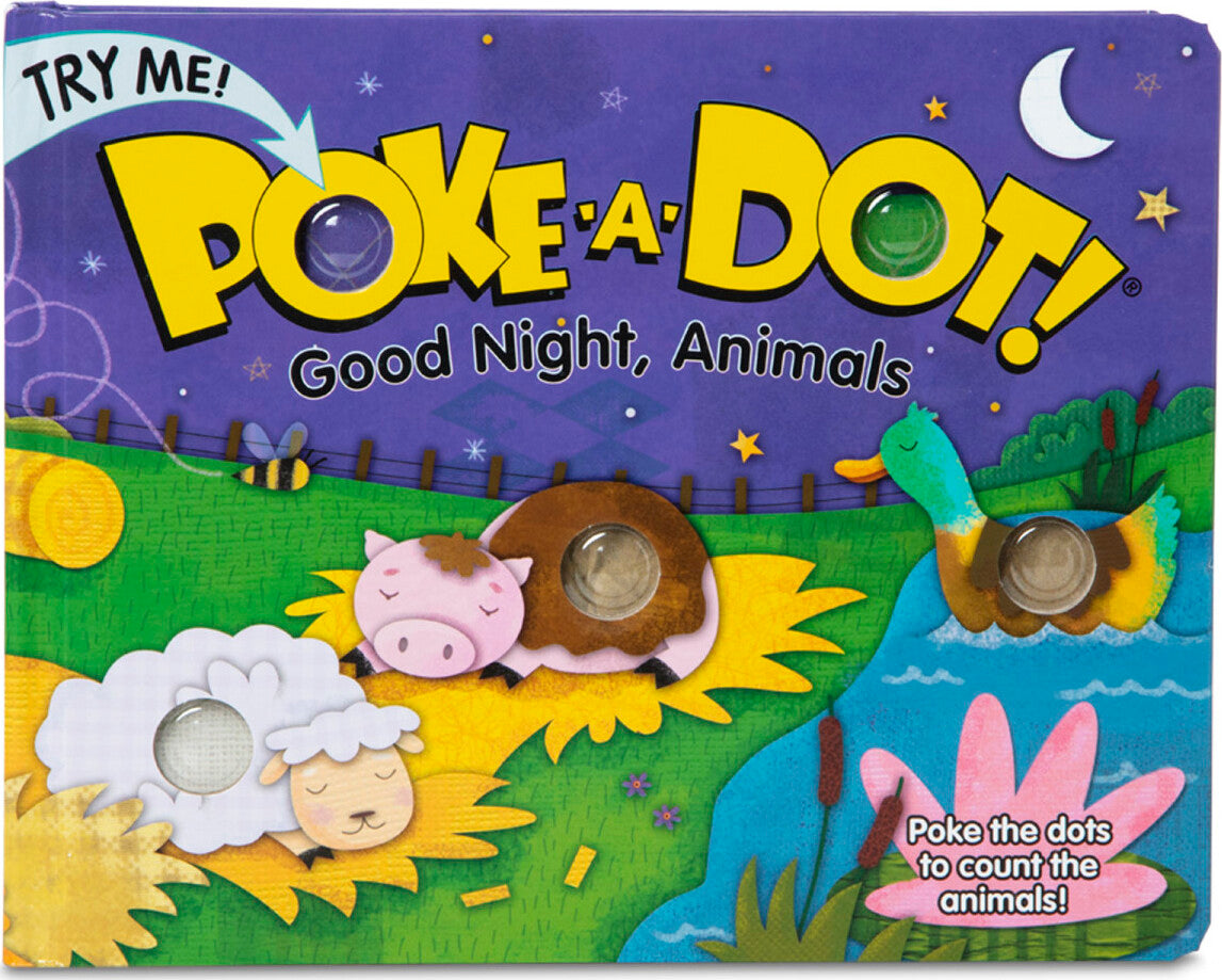 Poke-A-Dot: Goodnight, Animals