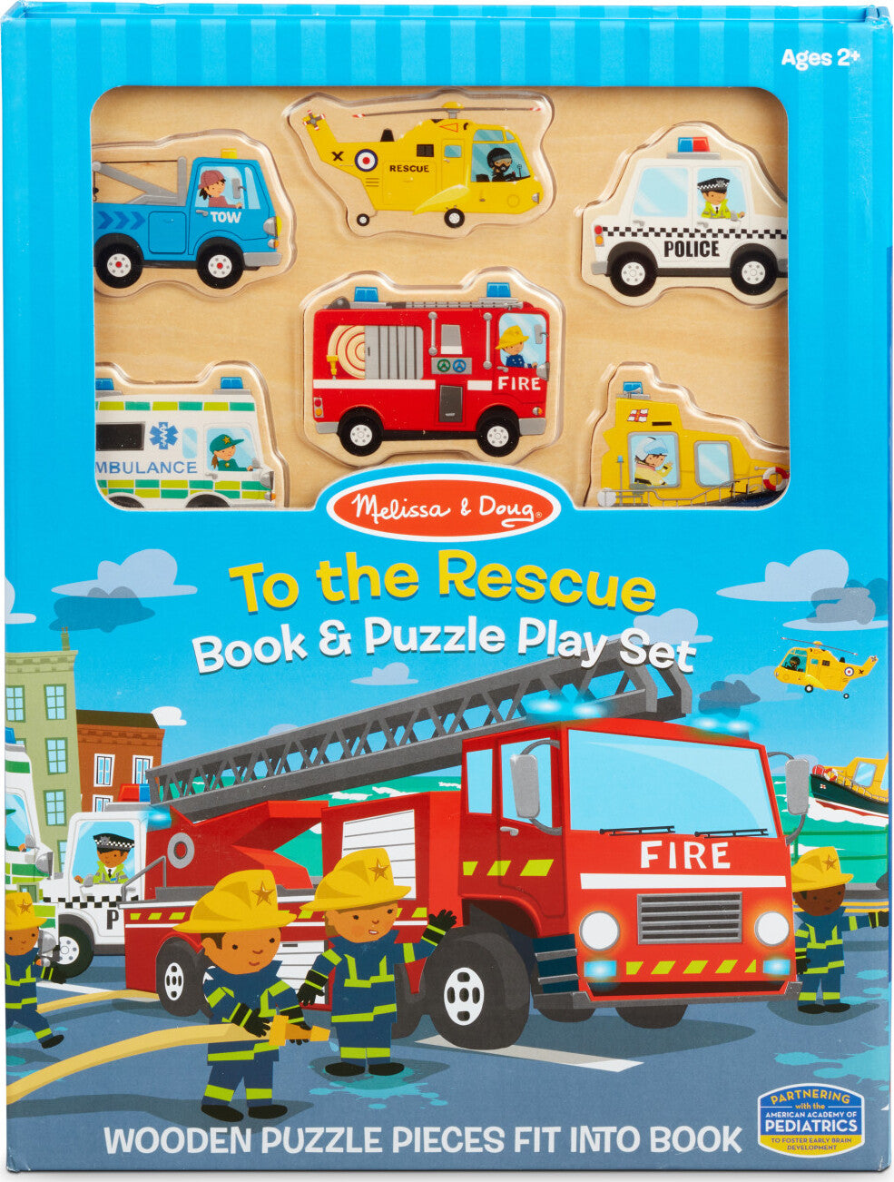 Book &amp; Puzzle Play Set: To the Rescue