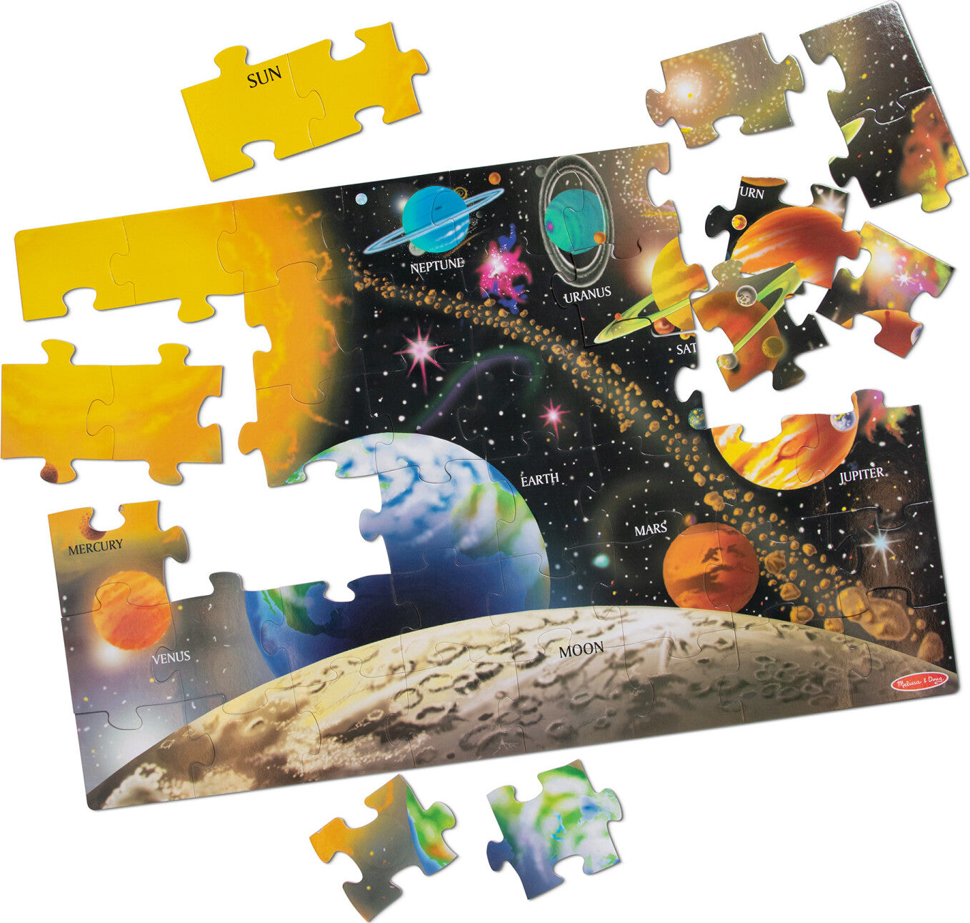 Solar System Floor Puzzle - 48 Pieces