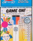On the Go - Write-On / Wipe-Off Activity Games Pad