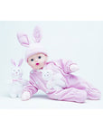 Pink Bunny Huggums® Light Skin Tone (12" doll)