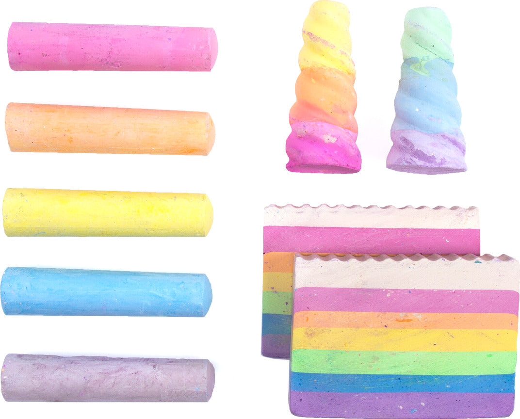 Rainbow Bright chalk set