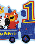 Age 1 Zoo Train Card