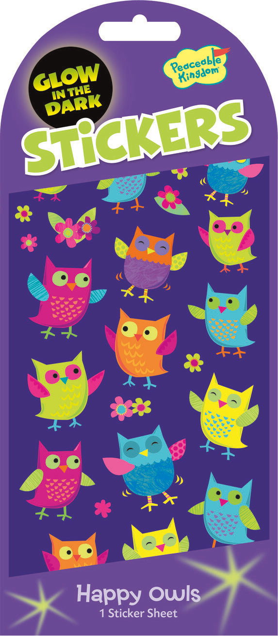 Happy Owls Stickers