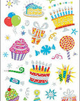 Shiny Foil Birthday Fun! Sticker Pack