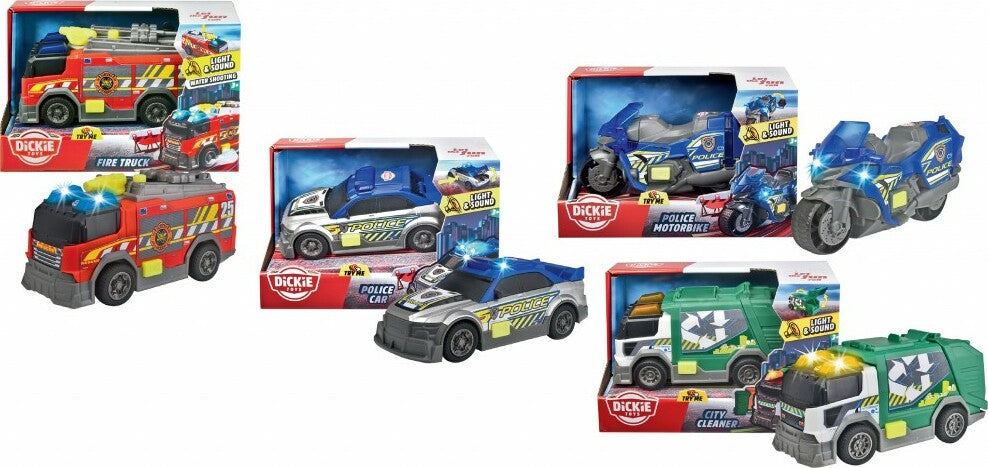 7.5&quot; Light and Sound City Trucks (assorted)