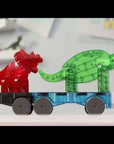 MAGNA-TILES Dinos 5-Piece Magnetic Construction Set, The ORIGINAL Magnetic Building Brand