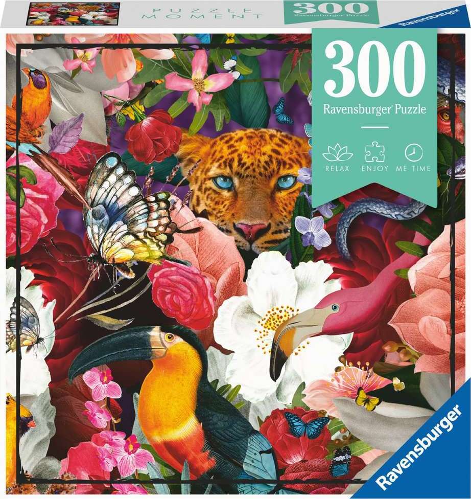 Puzzle Moments: Tropical Flowers (300 pc Puzzles)