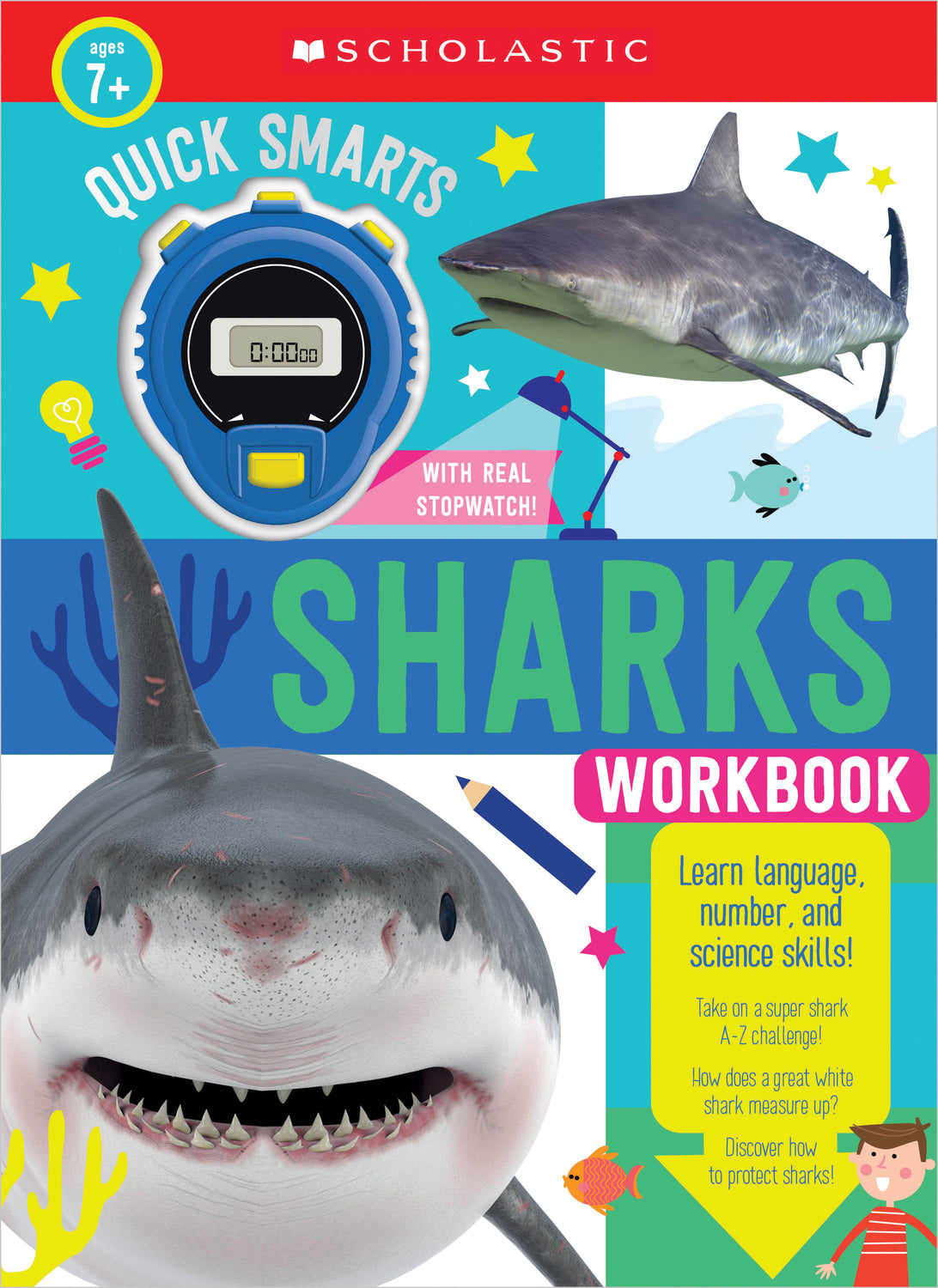 Quick Smarts Sharks Workbook: Scholastic Early Learners (Workbook)