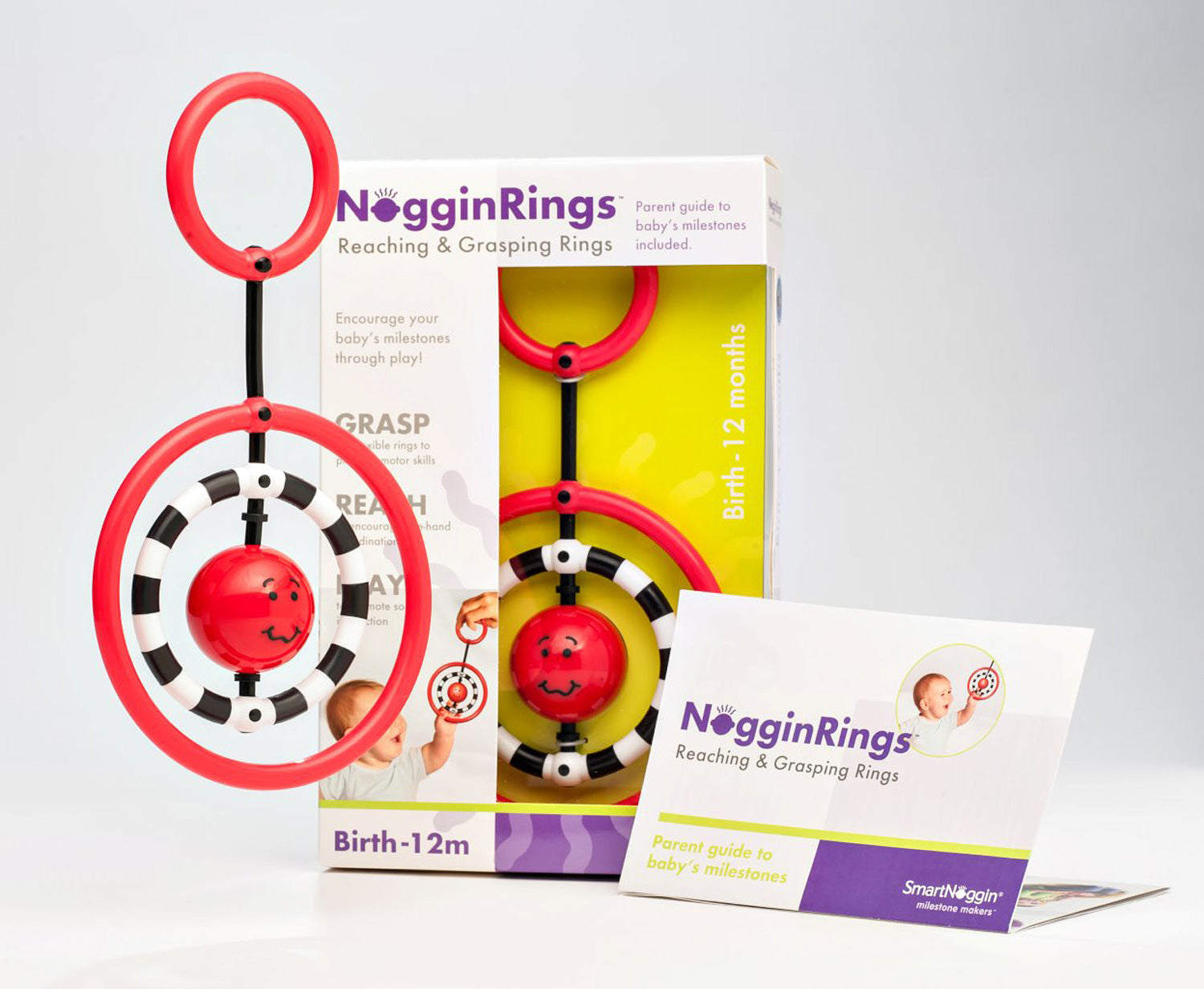 NogginRings Reaching &amp; Grasping Rings