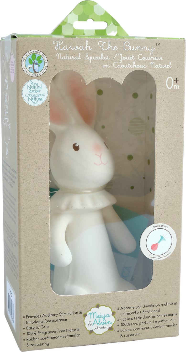 Havah The Bunny Natural Rubber Squeaker Toy